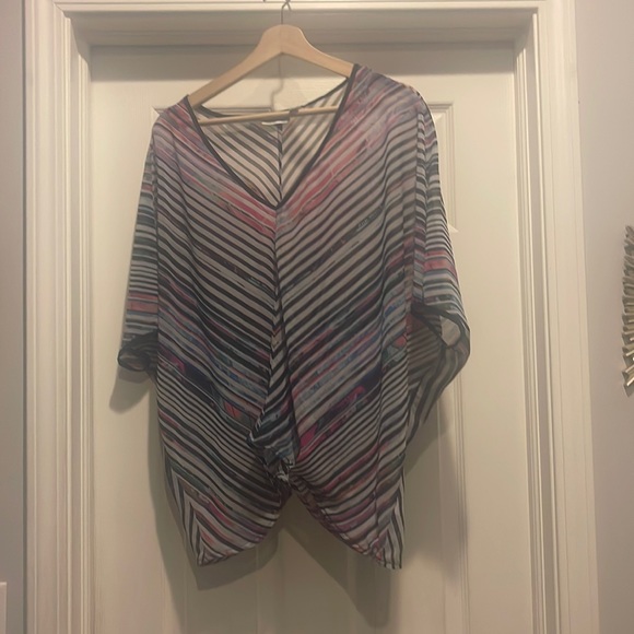 multicolor sheer shawl - Picture 1 of 4
